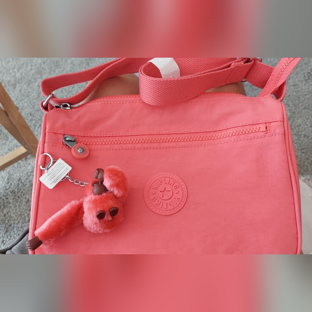 Kipling bag in peach fun color - Picture 5 of 6